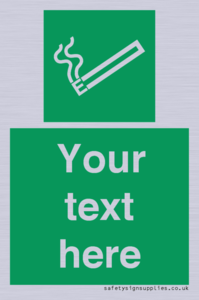 Custom E-Cigarettes/Vaping Permited Sign